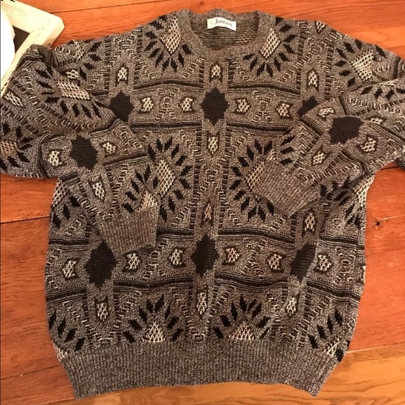 Vintage Sweaters - Vintage oversized Grandpa sweater.